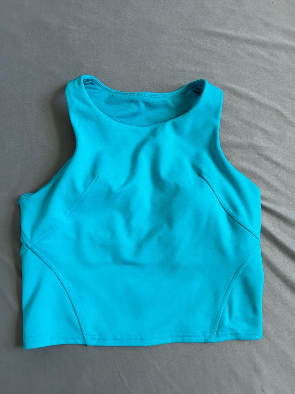Lululemon Invigorate Training Tank Top Turquoise Tide Size 6 Gym